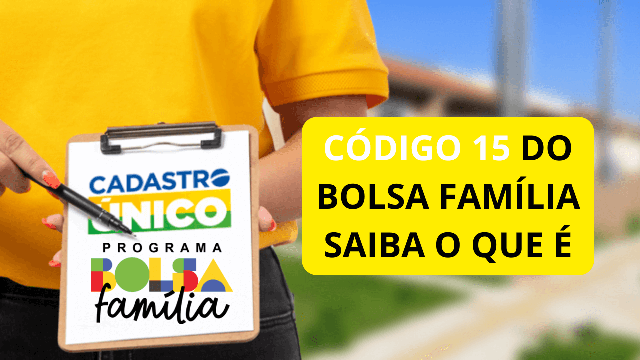 Código 15 do Bolsa Família Saiba o que É